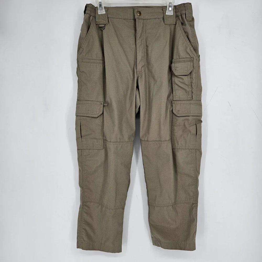 5.11 Tactical Pants Mens 34 x 30‎ Ripstop Utility Cargo Tan Beige Outdoors Work